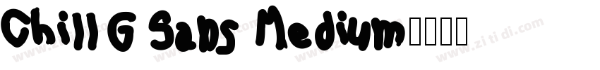 Chill G Sans Medium字体转换